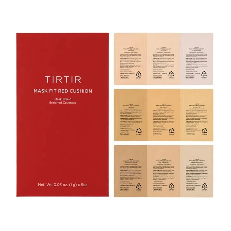 Kit di prova Mask Fit Red Cushion 6 colori 1g