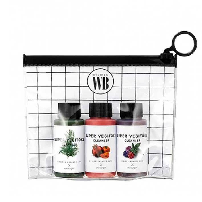 Super Vegitoks Cleanser Miniature Kit (verde, rosso, viola) 30ml * 3ea