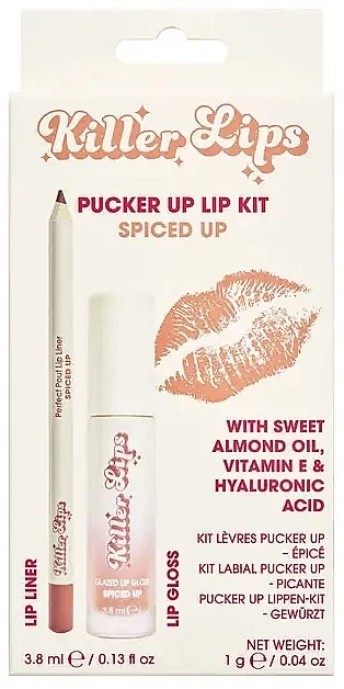 Killer Lips Pucker Up Lip Kit Spiced Up (l/pencil/1g+l/gloss/3.8ml)