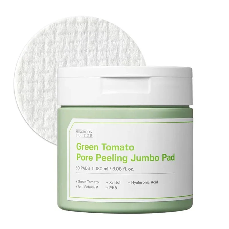 Green Tomato Pore Peeling Jumbo Pad (60 pad)