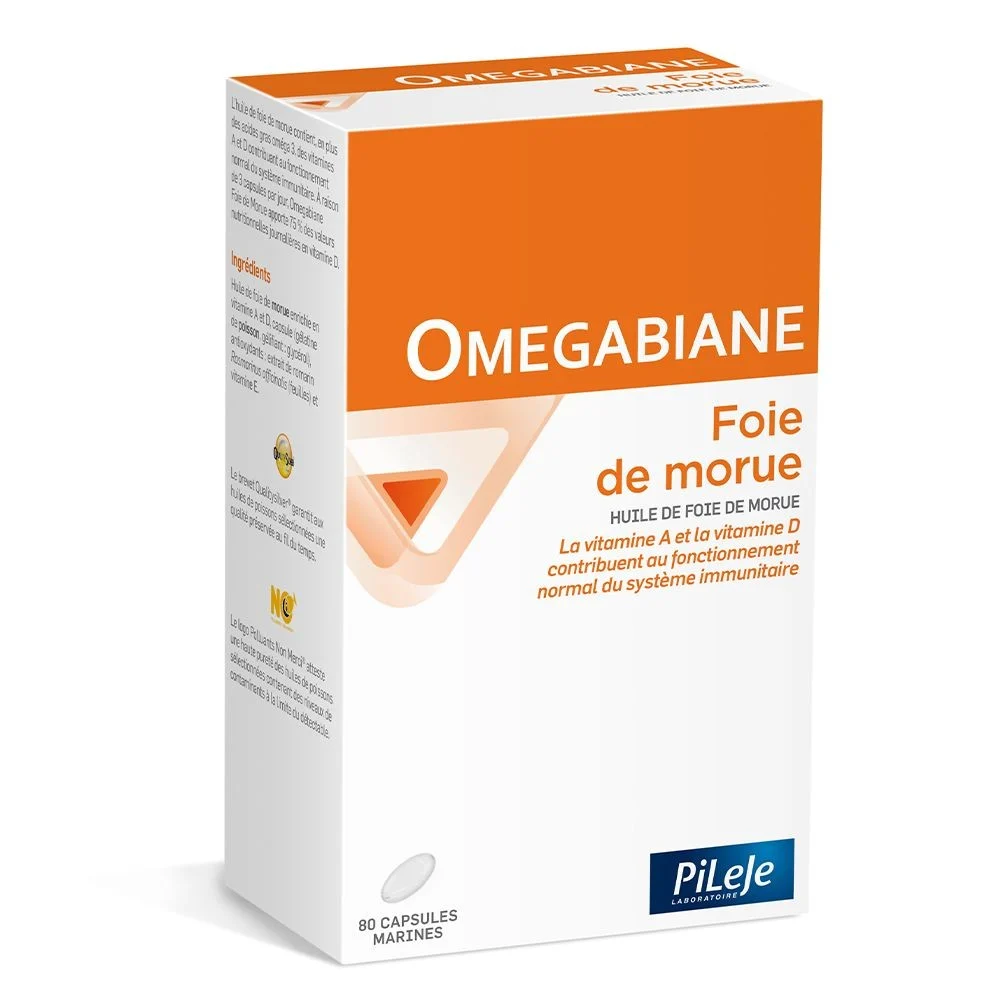 Pileje Omegabiane Fegato Di Baccalà 80 capsule