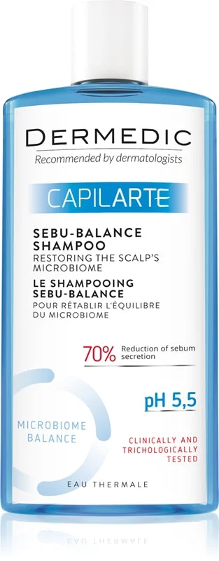 Dermedic Capilarte shampoo di pulizia profonda per cuoi capelluti grassi 300 ml