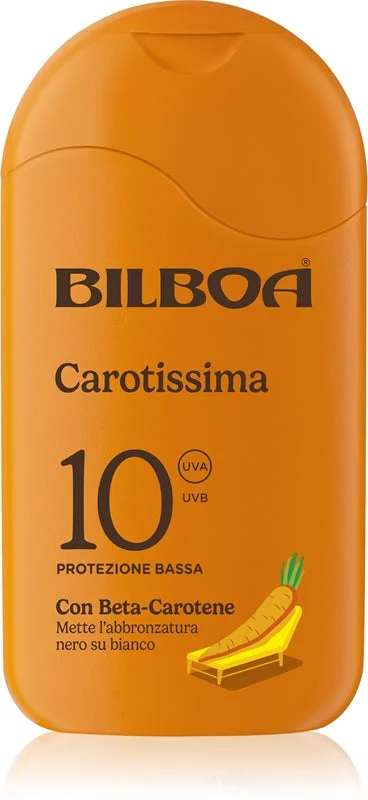 Bilboa Carotissima Crema latte abbronzante con beta-carotene SPF 10 200 ml