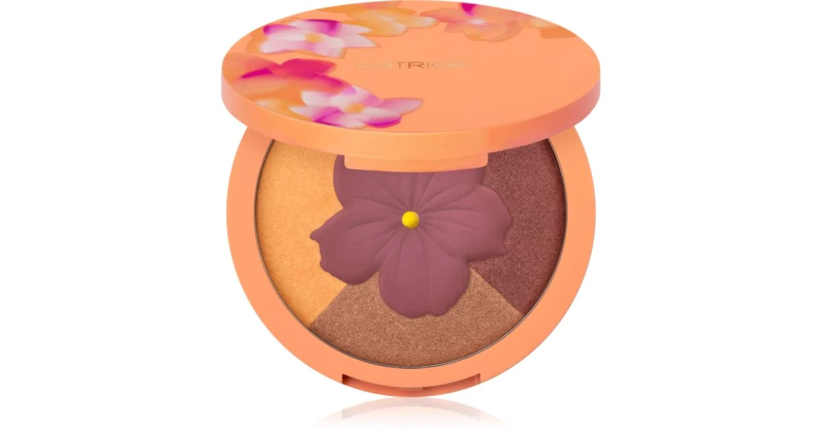 Catrice SEEKING FLOWERS palette di ombretti colore C01 Buy Myself Flowers 17 g