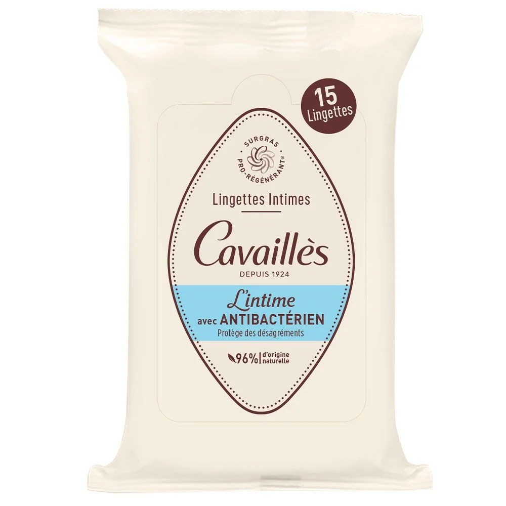 Cavaillès L'Intime Antibatterico - 15 Salviette Intime