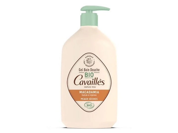 Cavaillès Gel Bagno Doccia - Macadamia - Pelle Secca BIO 1 L