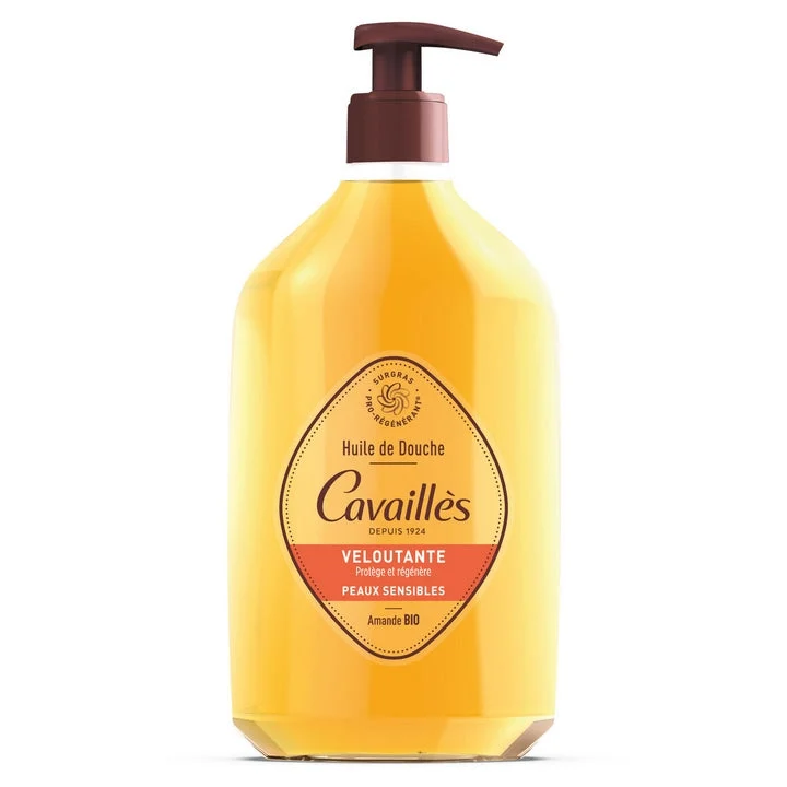 Cavaillès Olio da Doccia - Vellutato - Pelli Sensibili - Mandorla BIO 750ML