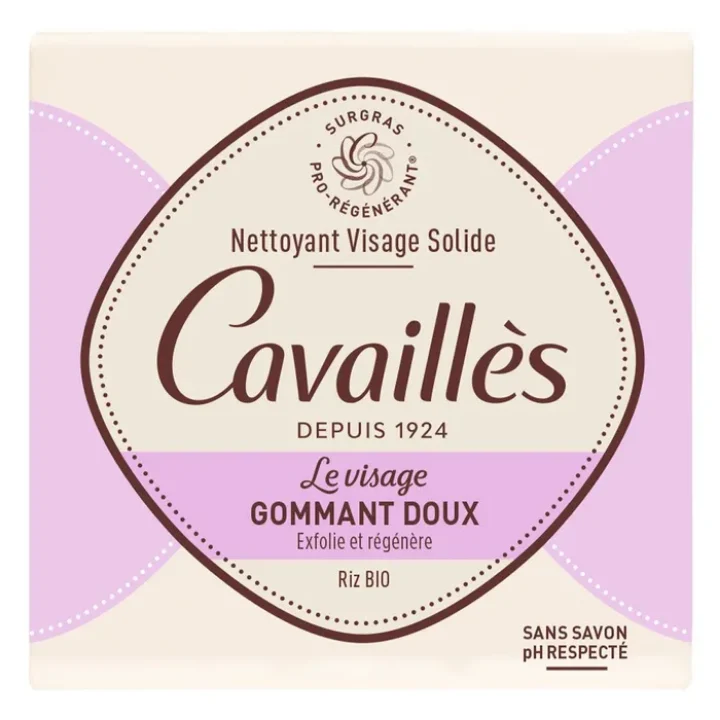 Cavaillès The Face Esfoliante Delicato Solido Pelli Sensibili Riso Camargue Biologico 70g