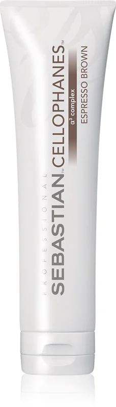 Sebastian Professional Cellophanes maschera triplo uso per capelli colorati Espresso castano 300 ml
