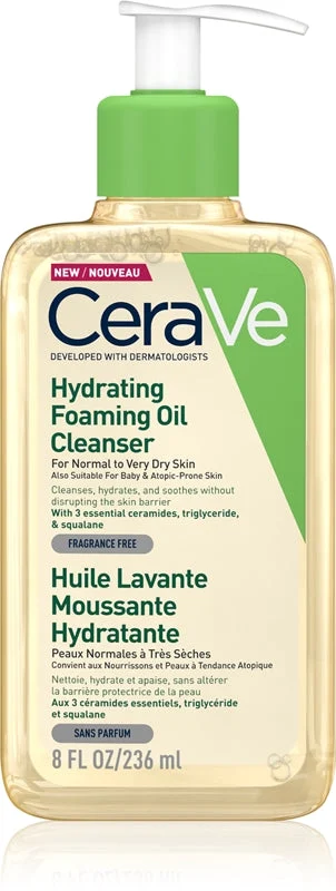 Cerave Olio Lavante Spumante Idratante - Pelli da Normali a Molto Secche 236ml