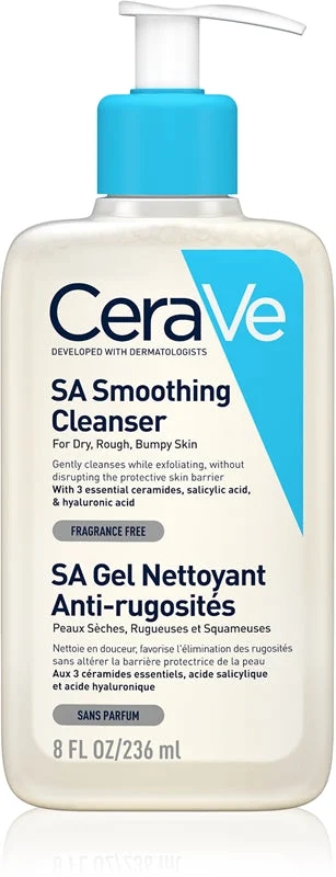 Cerave Body SA Gel Detergente Con Acido Salicilico Pelli Secche E Ruvide 236ml