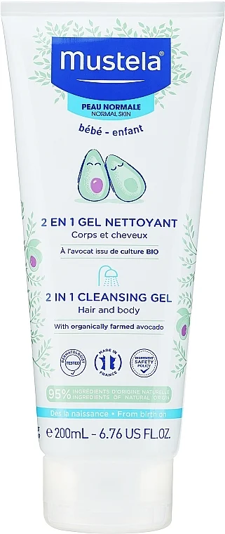 Gel doccia shampoo 2 in 1, per bambini