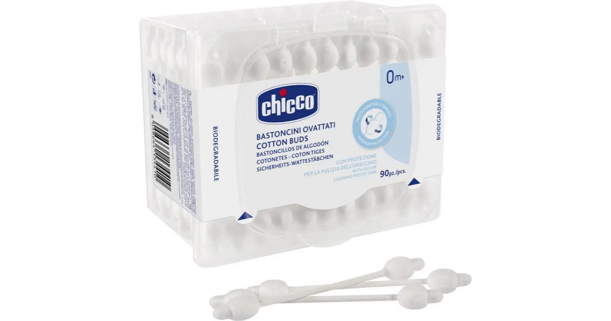 Chicco Hygiene bastoncini cotonati per neonati 0m+ 90 pz