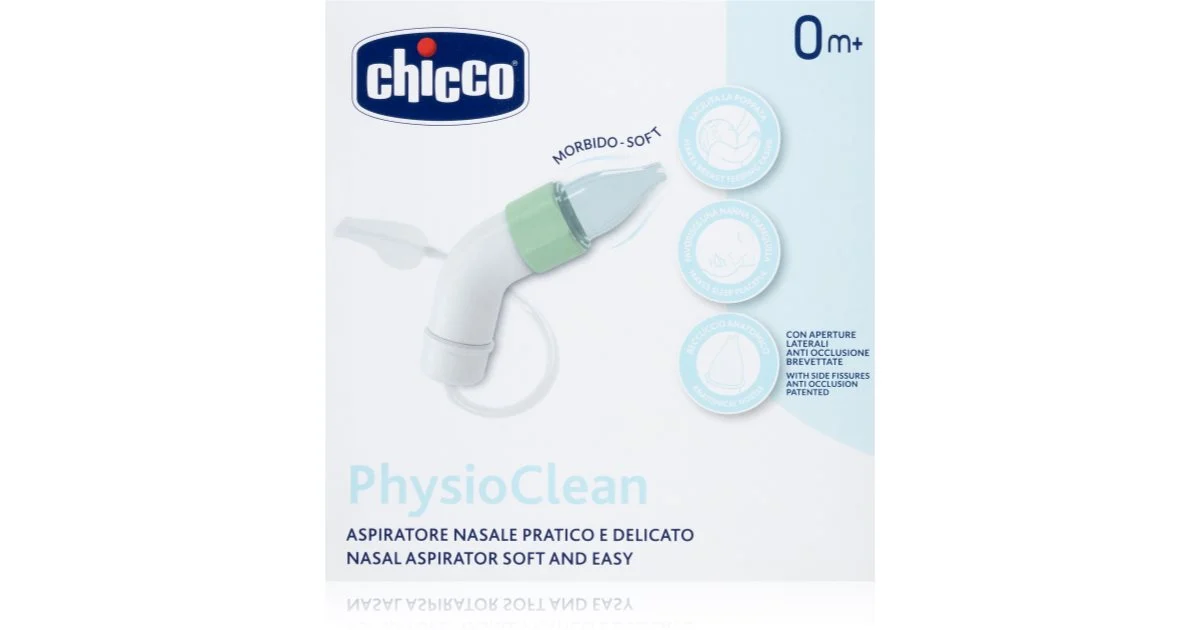 Chicco PhysioClean Soft and Easy aspiratore nasale 0m+ 1 pz