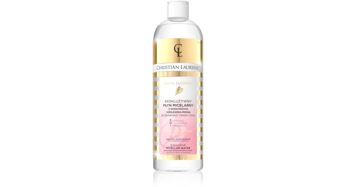 Christian Laurent Royal Flowers acqua micellare struccante e detergente 3 in 1 500 ml