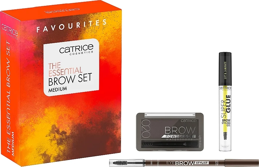 Catrice The Essential Brow Set Medium (powder/4g + pencil/1,6g + gel/4ml)