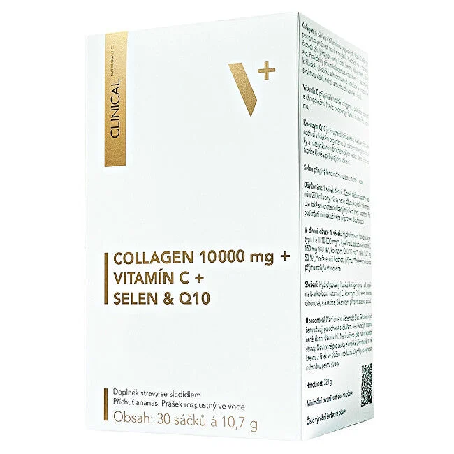 Clinical Collagene 10000 Mg + Vitamina C + Selenio + Q10 30 Bustine X 10,7 G