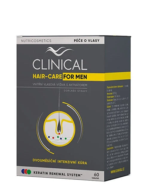Clinical Clinical Hair - Cura per uomo 60 capsule - Trattamento di 2 mesi
