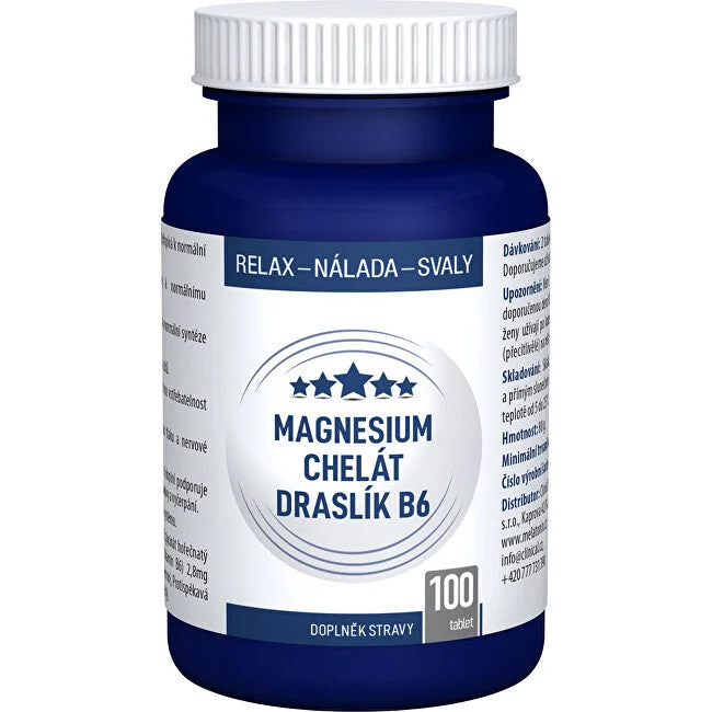 Clinical Chelato Di Magnesio + Potassio B6 100 Compresse