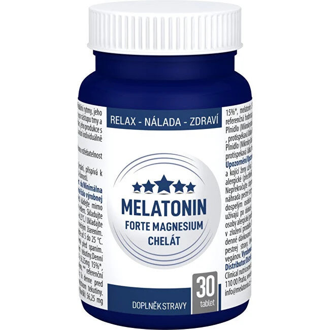 Clinical Melatonina Forte Magnesio Chelato 30 Compresse
