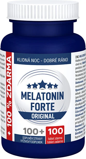 Clinical Melatonina Forte Original 100 + 100 Compresse Gratis