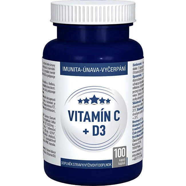 Clinical Vitamina C + D3 100 Capsule