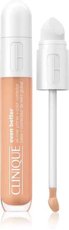 Clinique Even Better™ All Over Primer + Color correttore coprente colore Pesca 6 ml