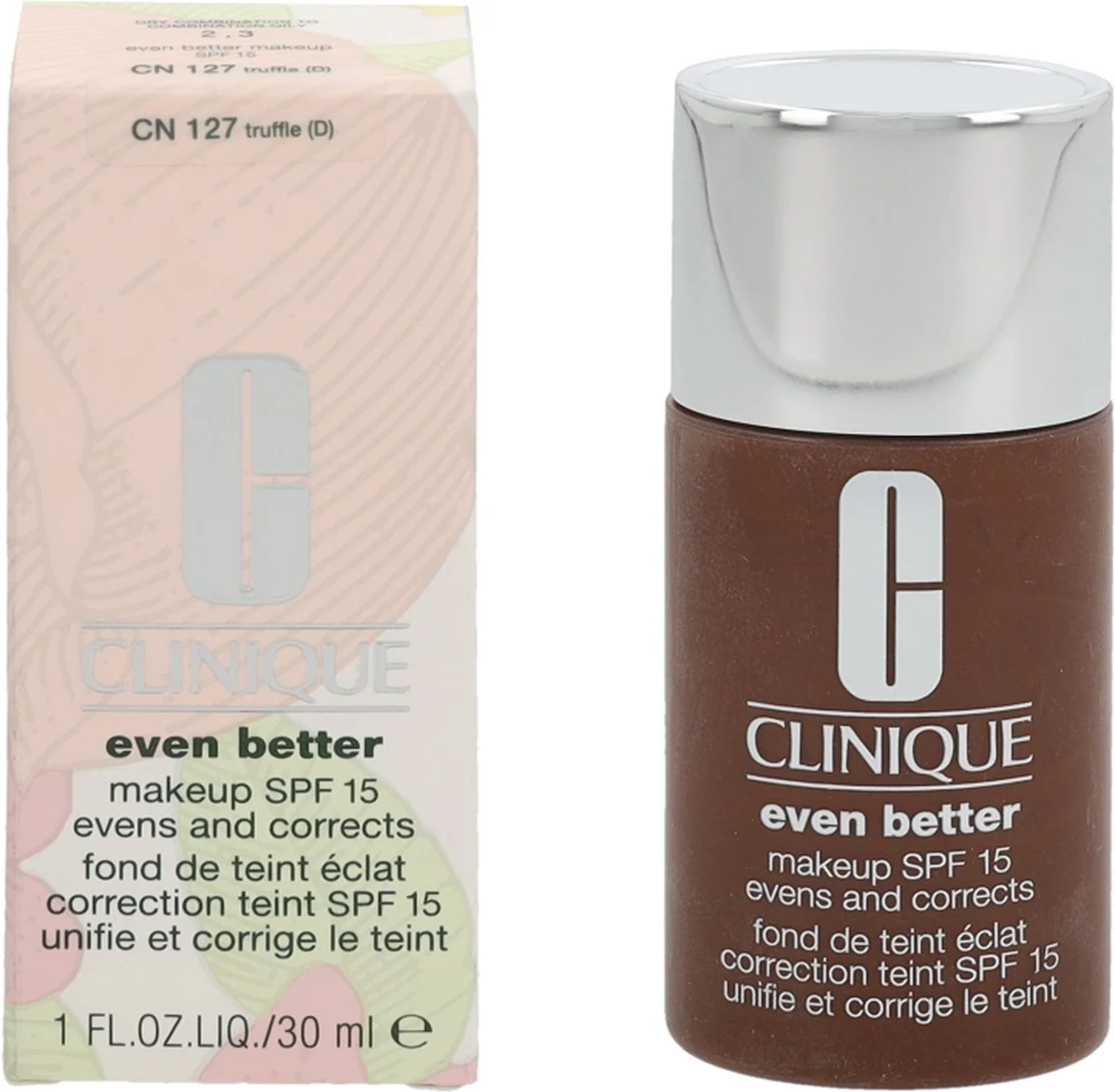 Clinique Even Better Fondotinta Liquido Idratante Senza Parabeni CN 127 Tartufo SPF 15 30 ml
