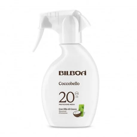 Bilboa Coccobello Spf20 Protezione Media Con Olio Di Cocco Trigger 250 Ml