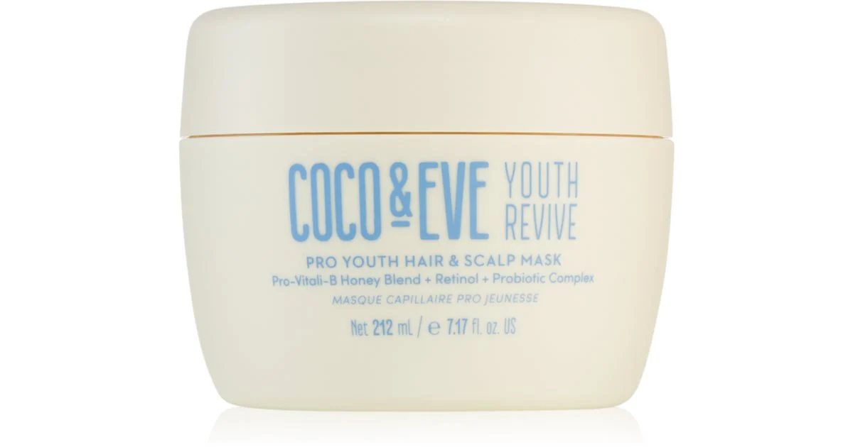 Coco & Eve Youth Revive Pro Youth maschera rivitalizzante contro i segni di invecchiamento dei capelli 212 ml
