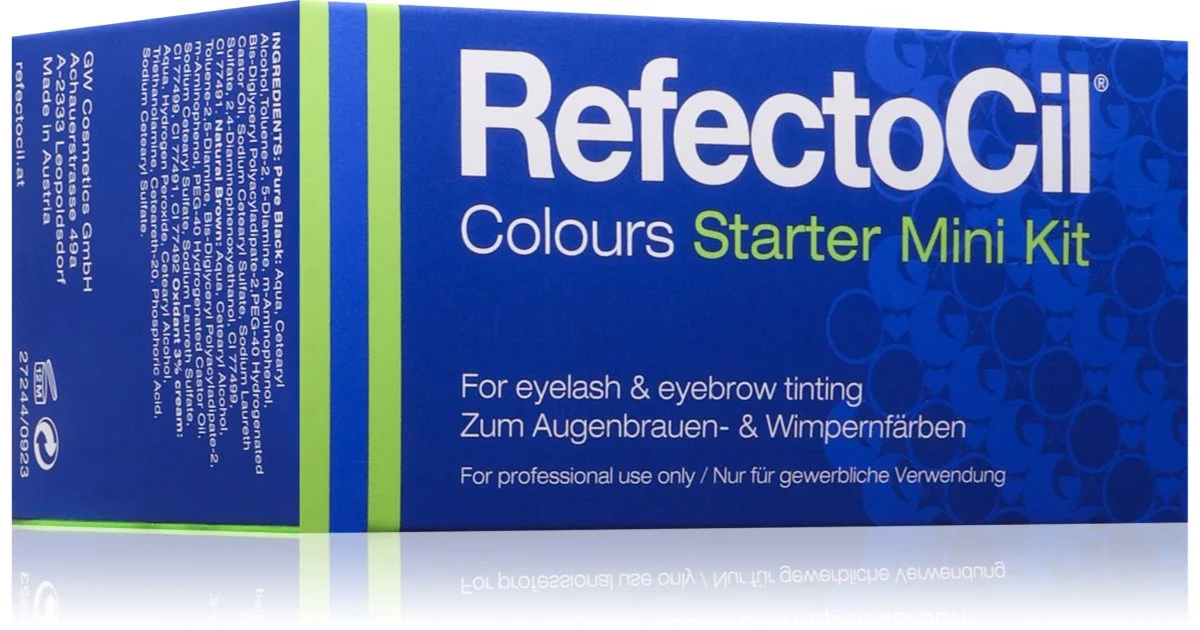 RefectoCil Colours Starter Mini Kit per tagliare le sopracciglia