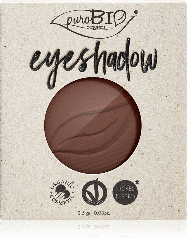 puroBIO Cosmetics Compact ombretti ricarica colore 03 Brown 2,5 g
