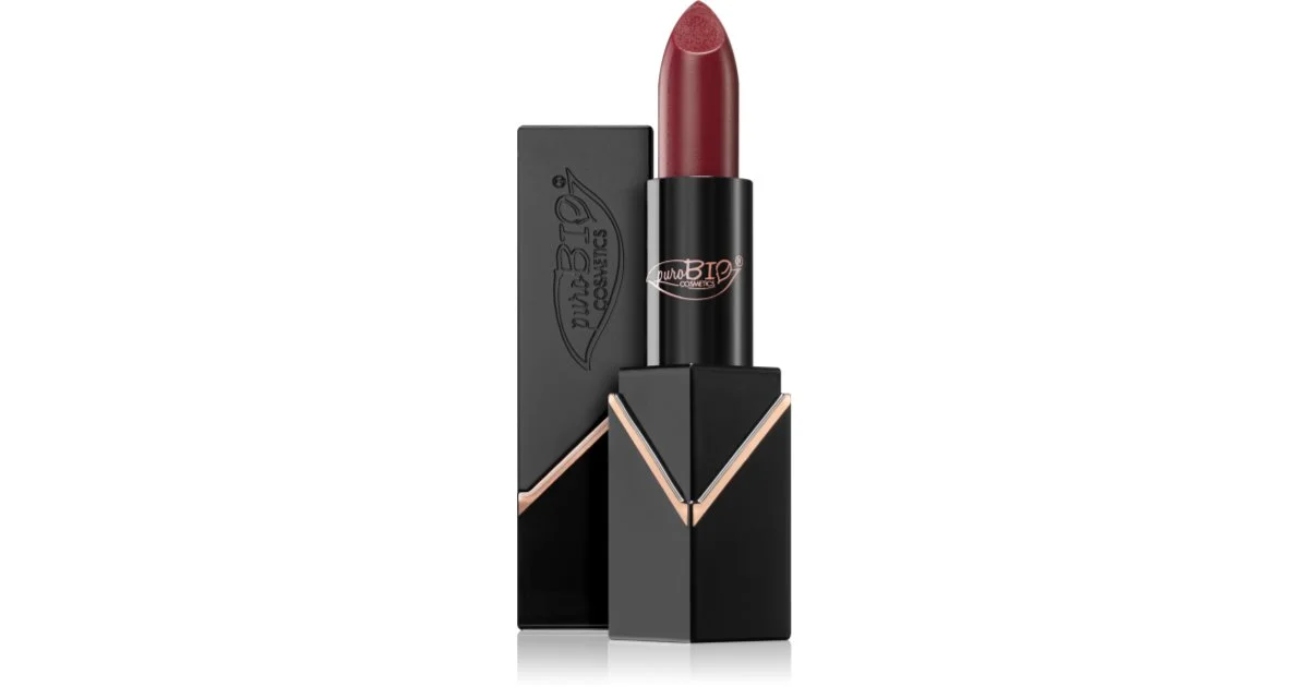 puroBIO Cosmetics Creamy Matte rossetto in crema colore 101 Rosa Nude 4,4 g