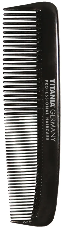Pettine tascabile, per uomo, 12,5 cm, nero