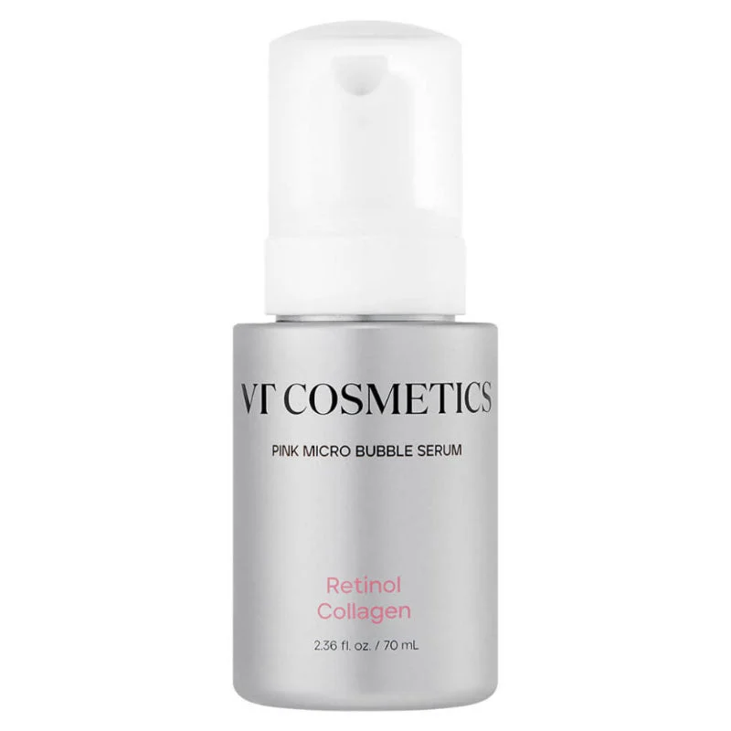 Siero microbolle rosa al collagene e retinolo 70 ml