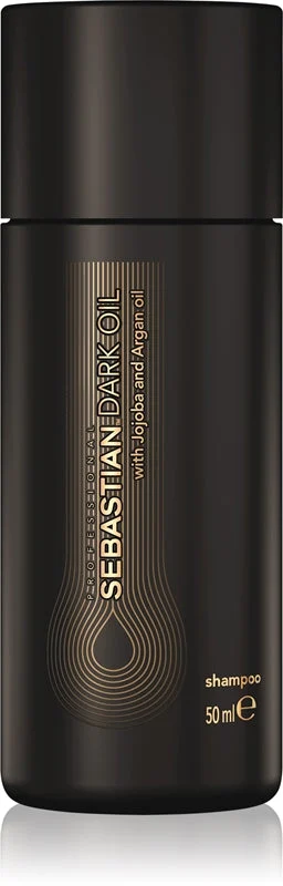 Sebastian Professional Dark Oil shampoo idratante per capelli brillanti e morbidi 50 ml