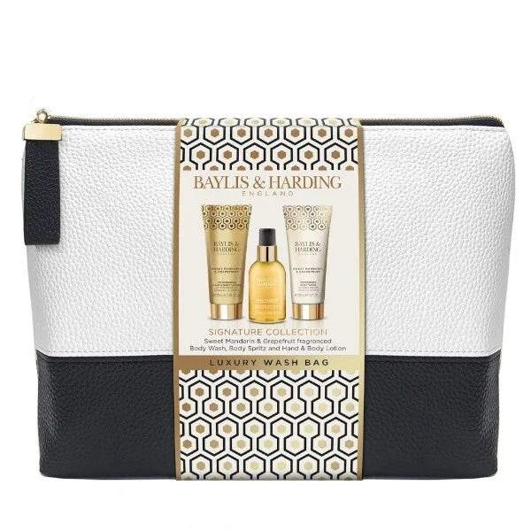 Baylis & harding Set regalo per la cura del corpo in una borsa per cosmetici Mandarino e pompelmo 3 pezzi