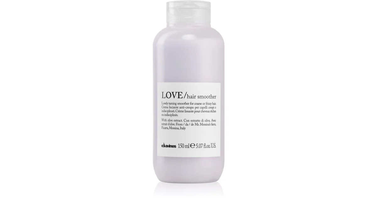 Davines Love Olive crema lisciante per capelli ribelli e crespi 150 ml