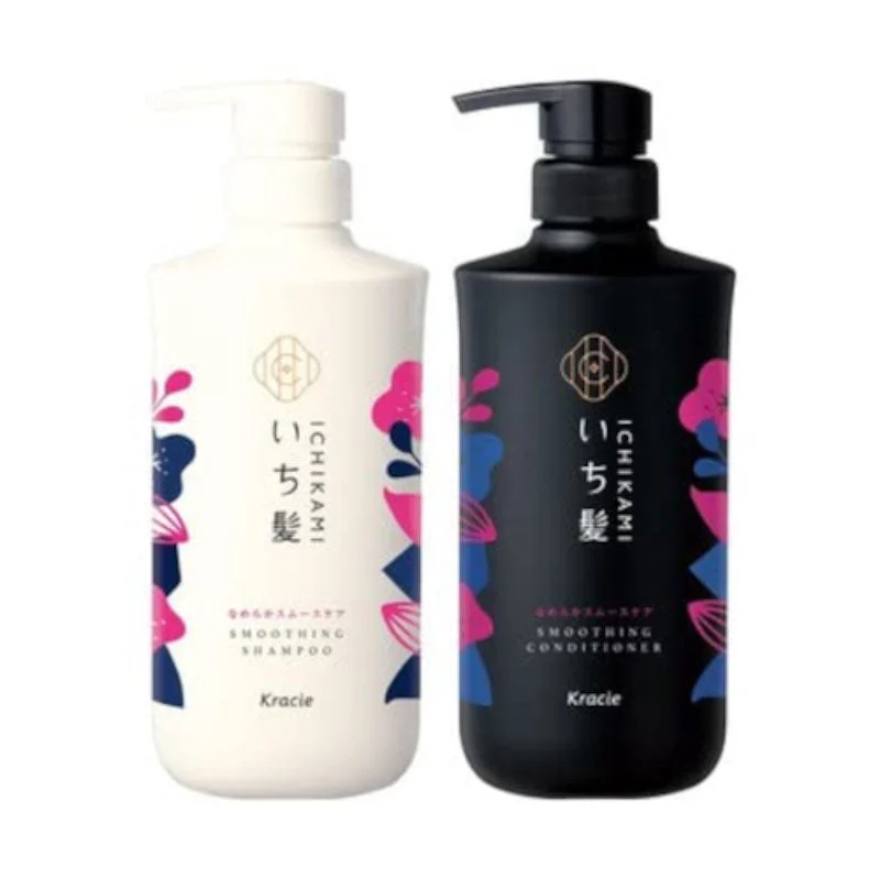 Set shampoo e balsamo liscianti Ichikami (480 g + 480 ml)