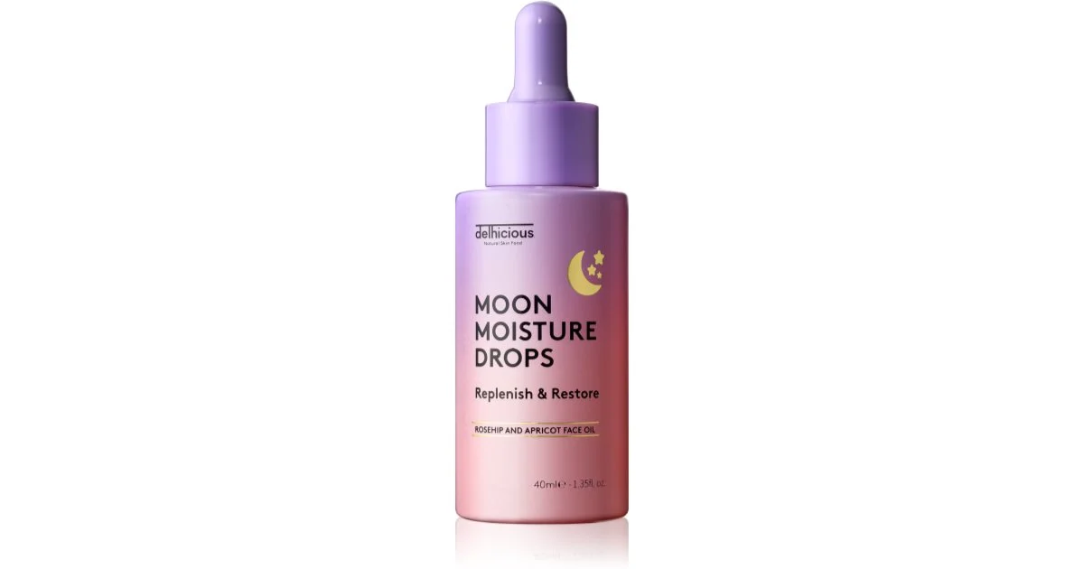Delhicious Moon Gocce Olio viso da notte - 40 ml