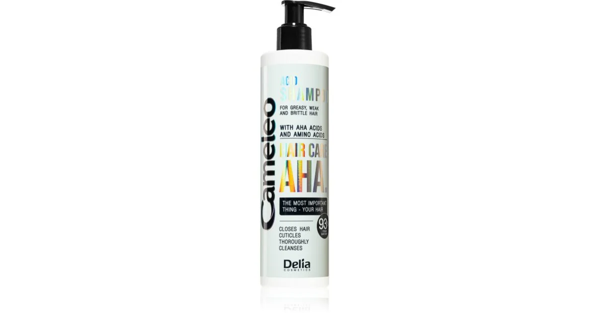 Delia Cosmetics Cameleo AHA shampoo per capelli deboli e danneggiati con acidi AHA 250 ml