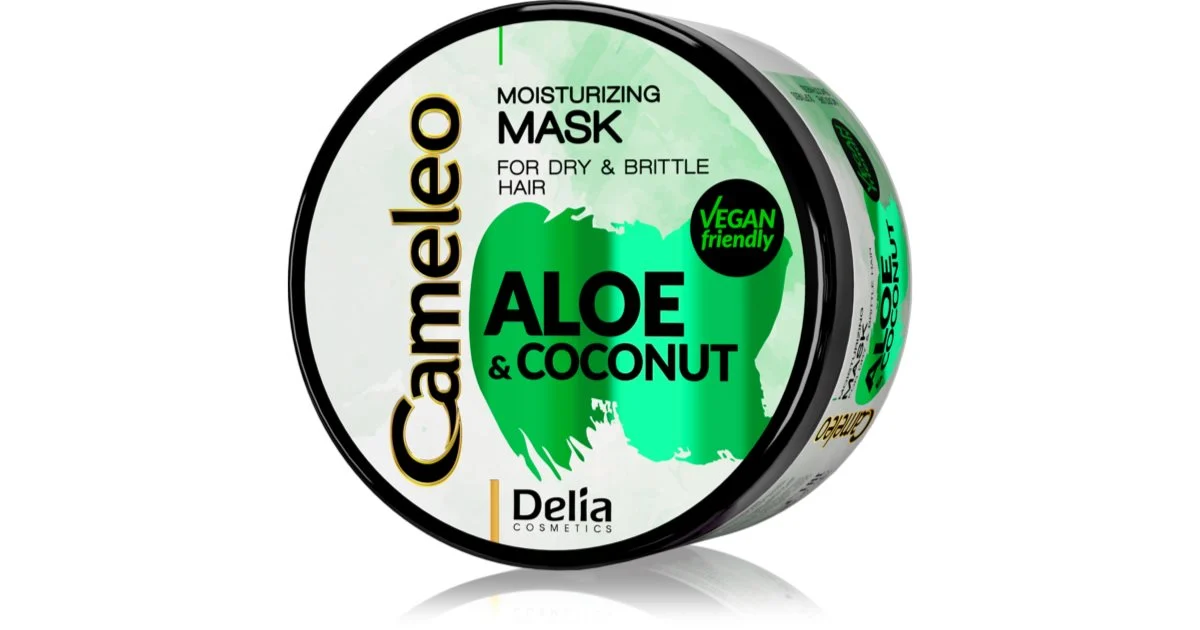 Delia Cosmetics Maschera Aloe E Cocco Idratante Per Capelli Secchi E Fragili 200 Ml