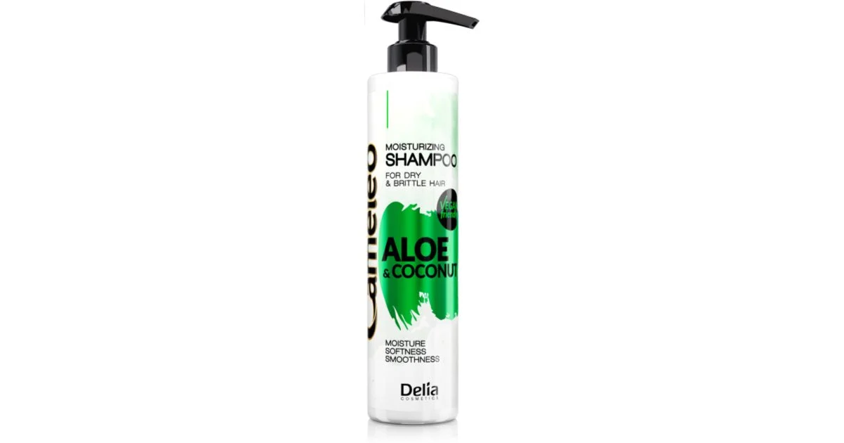 Delia Cosmetics Shampoo Aloe E Cocco Idratante Per Capelli Secchi E Fragili 250 Ml