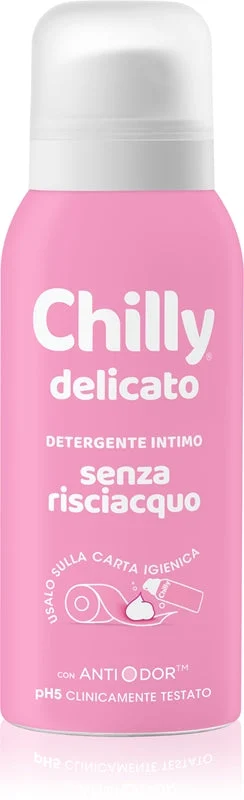 Chilly Delicate No Rinse mousse detergente delicata per l'igiene intima 100 ml