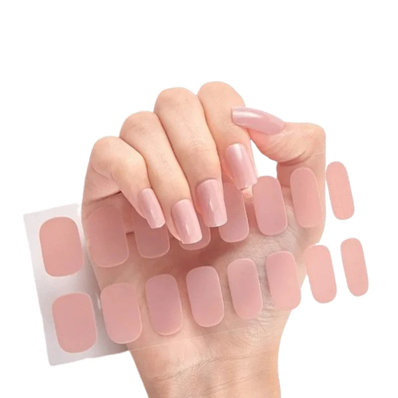 Deni Carte Gel Stickers - Adesivi unghie induriti UV/LED, vari colori Rosso scuro
