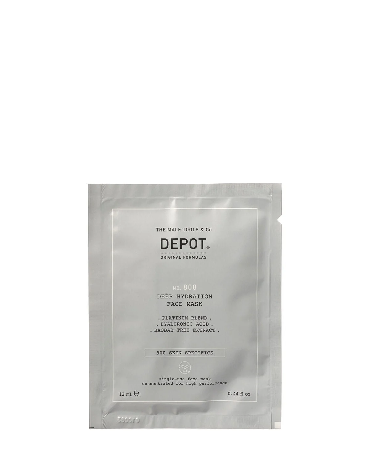 Set Depot 800 Skin Specifics No. 808 Acido Ialuronico Profondamente Idratante/Lenitivo & Rivitalizzante Maschera in Tessuto Per Viso Giorno 12 pezzi 13 ml