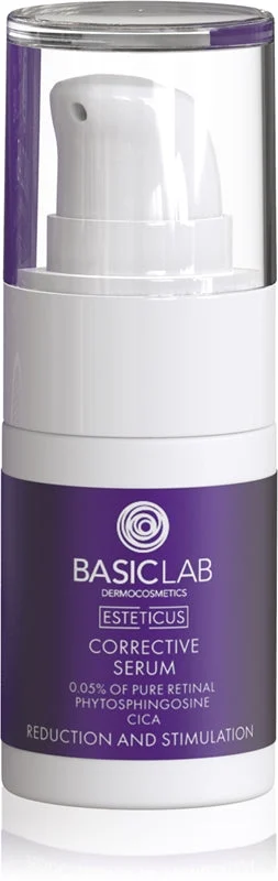 BasicLab Dermocosmetics Esteticus Siero Correttore contro le macchie della pelle 0.05% Pure Retinal 15 ml
