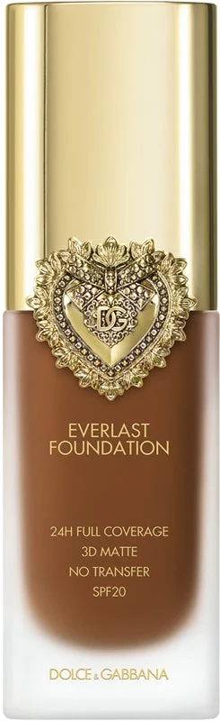 Dolce&Gabbana Flawless Everlast Fondotinta Ultra Coprente Lunga Tenuta Spf 20 Colore 35W Deep 27 Ml