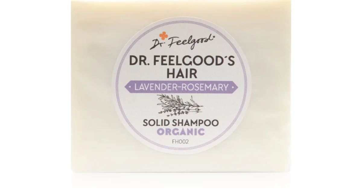 Dr. Feelgood Shampoo Lavanda E Rosmarino Solido Organico 100 G