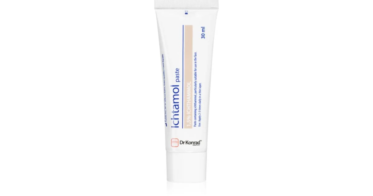 Dr. Konrad Ichtamol Dentifricio Per Pelli Sensibili Con Tendenza All'Acqua 30 Ml